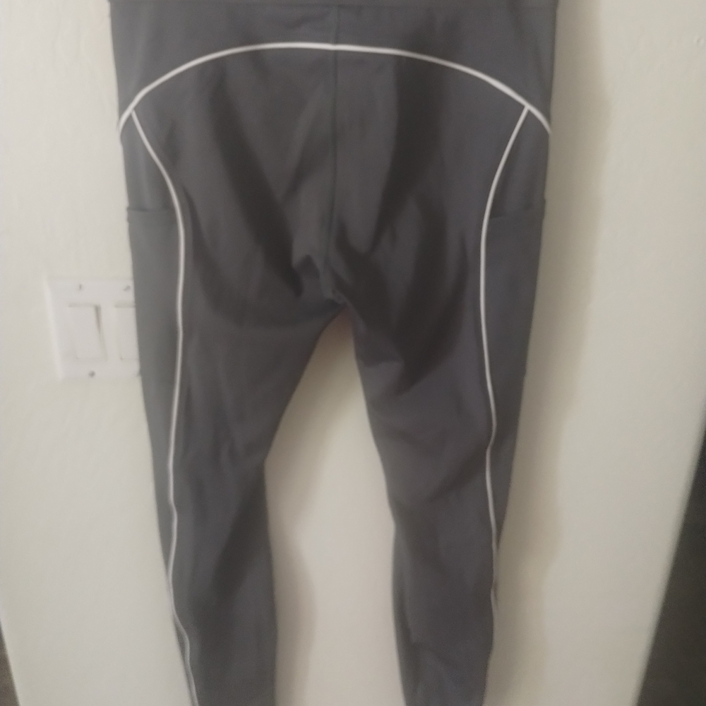 DIXXON Dark Gray Joggers with White Accents